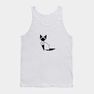 Origami Cat Tank Top